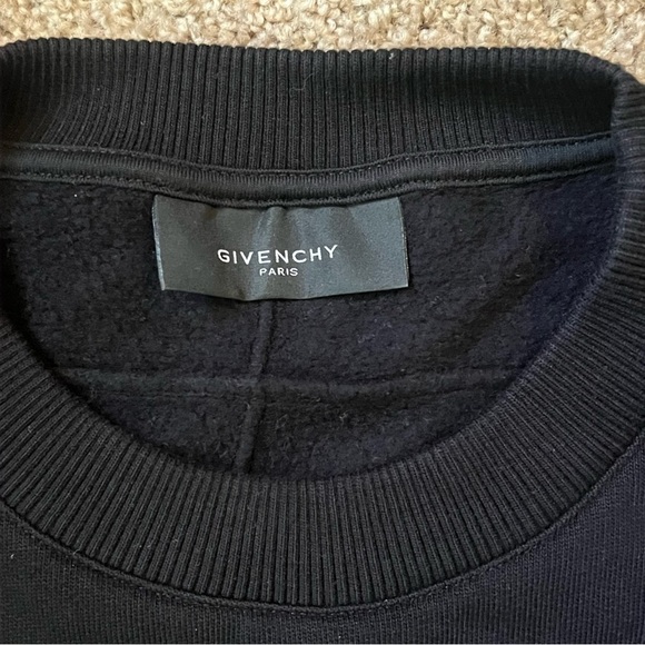 New GIVENCHY Riccardo Tisci tribal girl graphic print cotton crew sweater XS - Picture 2 of 10